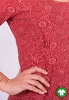 Jacquard Skaterkleid mit halblangen Ärmeln - GD01S23 (MODR84)