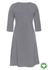 Halbarmkleid mit Skater-Schnitt - GOTS zertifiziert - GD02W23