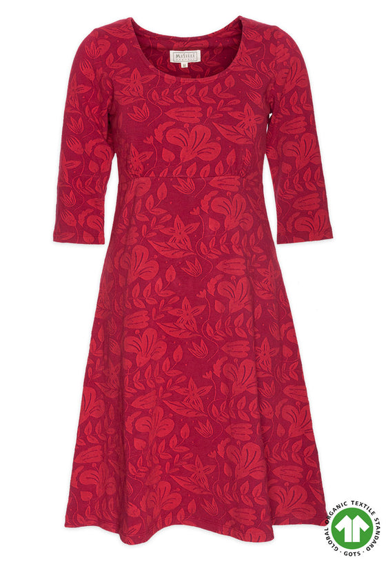 Halbarmkleid mit Skater-Schnitt - GOTS zertifiziert - GD02W23
