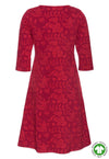 Halbarmkleid mit Skater-Schnitt - GOTS zertifiziert - GD02W23