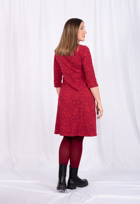 Halbarmkleid mit Skater-Schnitt - GOTS zertifiziert - GD02W23