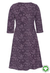 Halbarmkleid mit Skater-Schnitt - GOTS zertifiziert - GD02W23