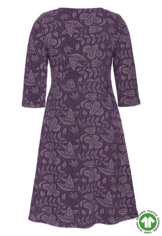 Halbarmkleid mit Skater-Schnitt - GOTS zertifiziert - GD02W23