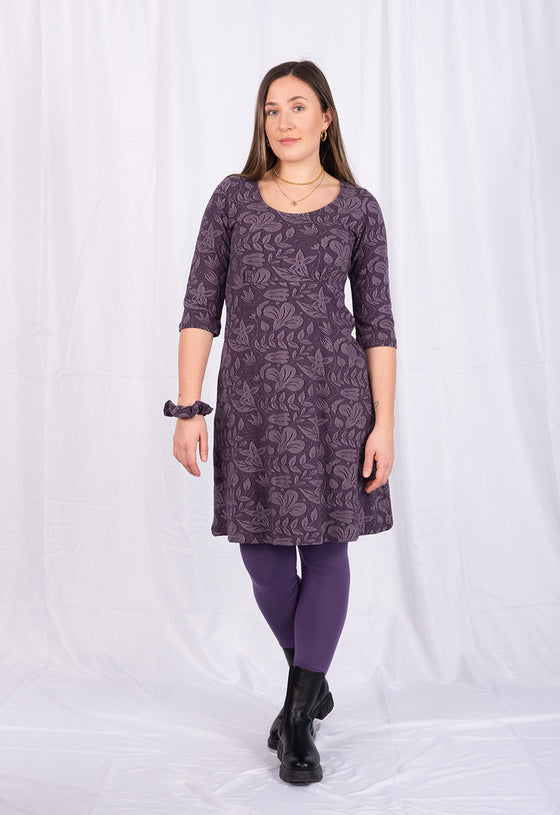 Halbarmkleid mit Skater-Schnitt - GOTS zertifiziert - GD02W23