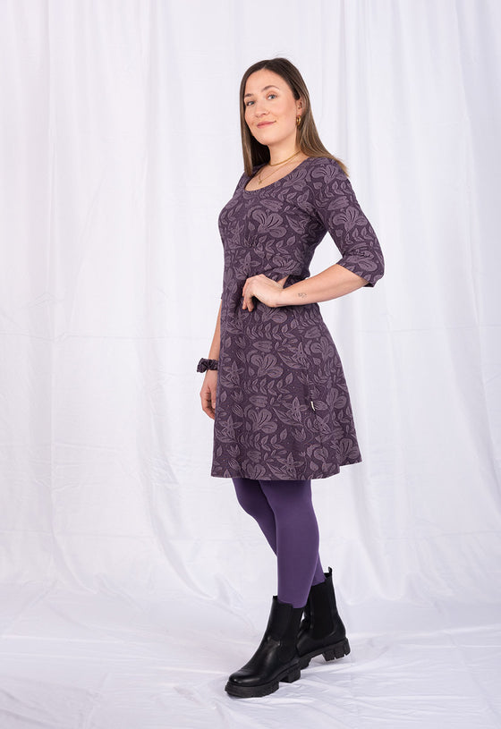 Halbarmkleid mit Skater-Schnitt - GOTS zertifiziert - GD02W23