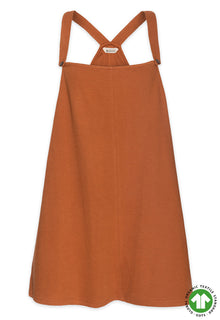  Kurzes Latzkleid mit verstellbaren Trägern - GOTS zertifiziert - GD03W23