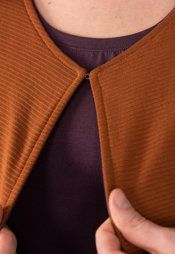 Wendejacke mit schmalen Ärmeln - GOTS zertifiziert - GJ01W23