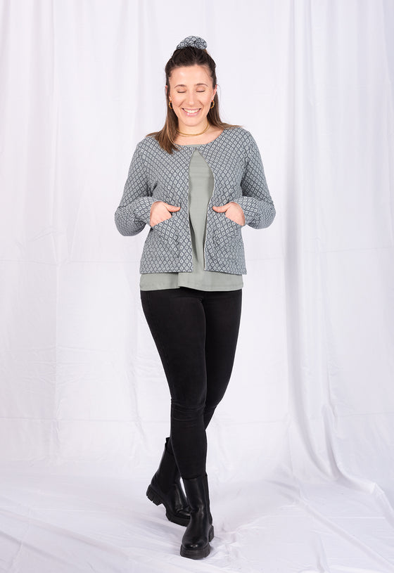 Wendejacke mit offener Front - GOTS zertifiziert - GJ02W23