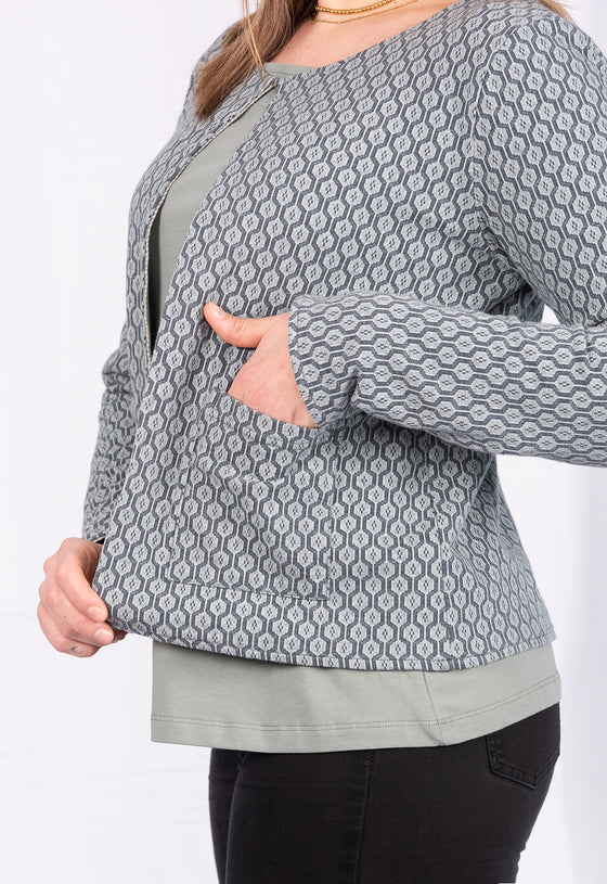 Wendejacke mit offener Front - GOTS zertifiziert - GJ02W23