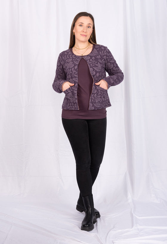 Wendejacke mit offener Front - GOTS zertifiziert - GJ02W23