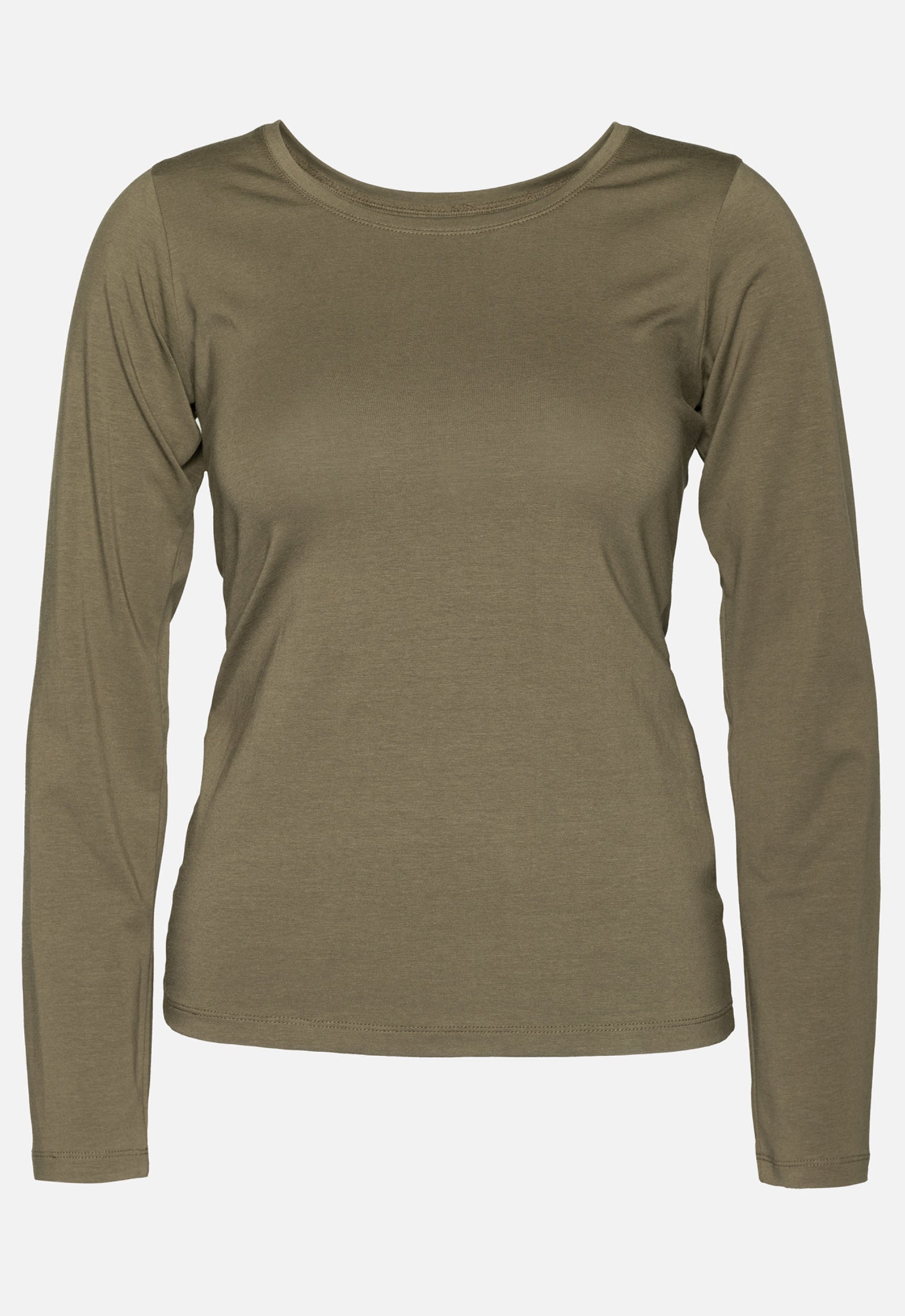 GT01W00 – Figurbetontes Langarmshirt aus GOTS Bio-Baumwolle