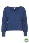 Stylisches Crop Top mit V-Ausschnitt - GOTS zertifiziert - GT02W23