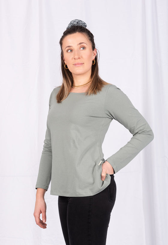 Longsleeve mit A-Linie - GOTS zertifiziert - GT03W23