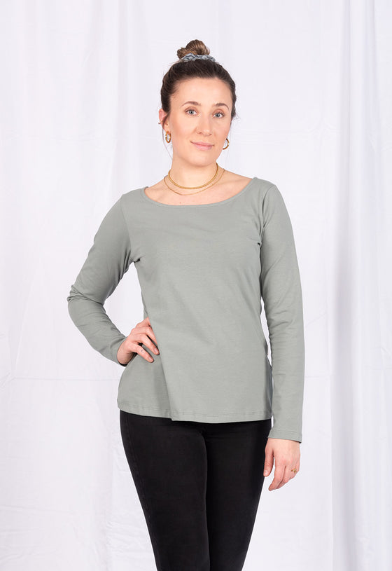 Longsleeve mit A-Linie - GOTS zertifiziert - GT03W23