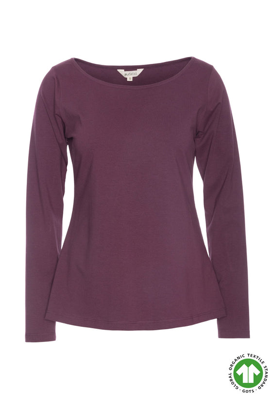 Longsleeve mit A-Linie - GOTS zertifiziert - GT03W23