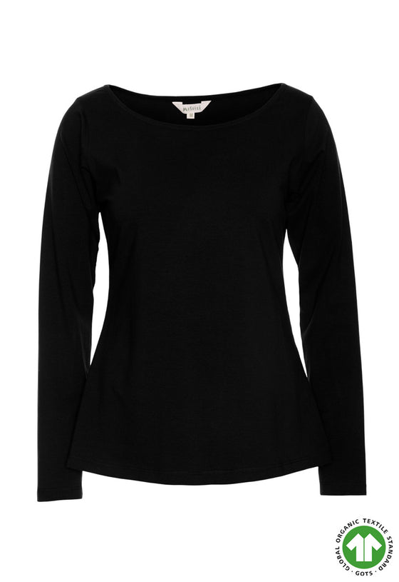 Longsleeve mit A-Linie - GOTS zertifiziert - GT03W23