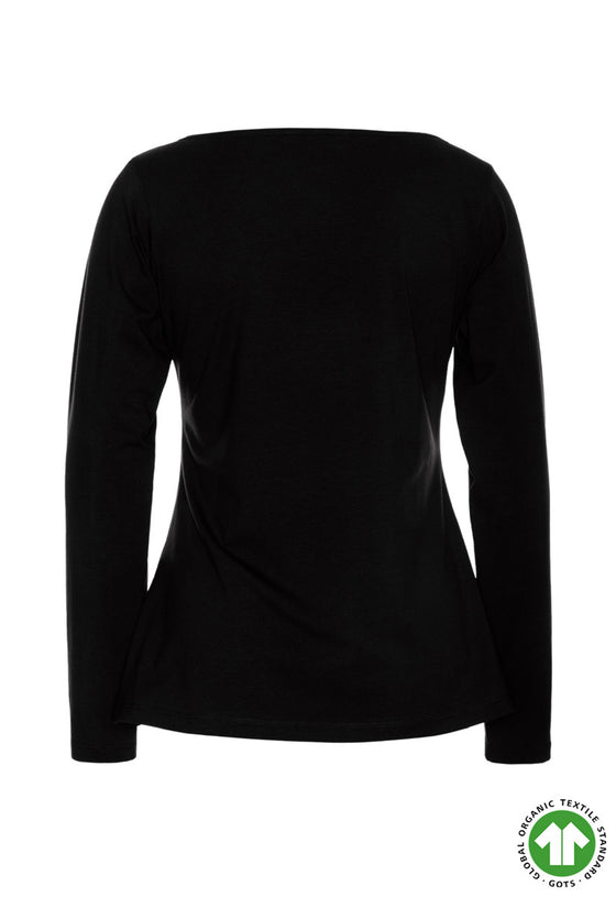 Longsleeve mit A-Linie - GOTS zertifiziert - GT03W23