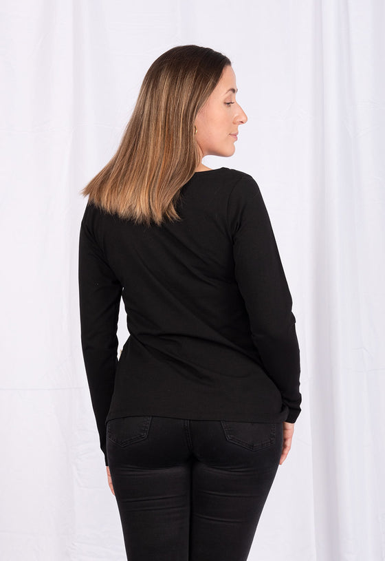 Longsleeve mit A-Linie - GOTS zertifiziert - GT03W23