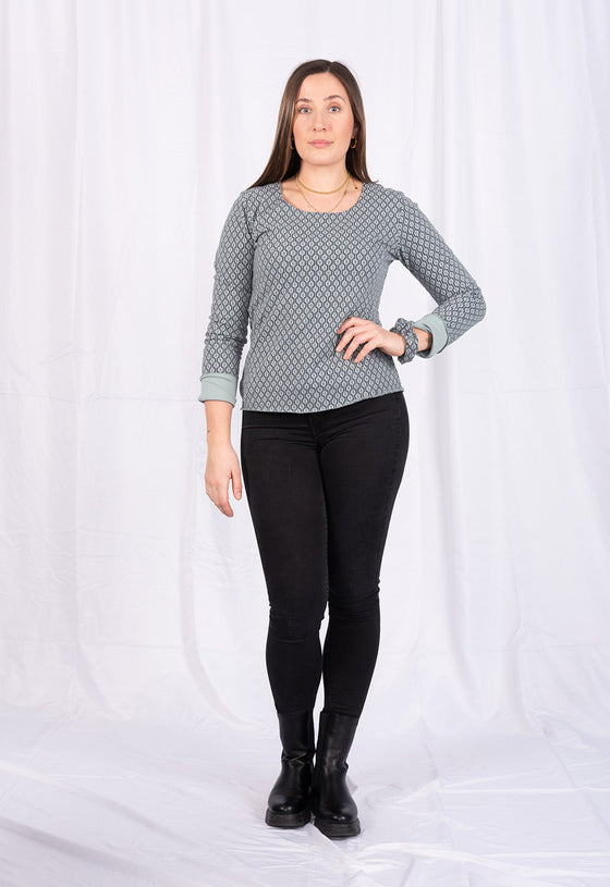 Beidseitig tragbares Longsleeve - GOTS zertifiziert - GT04W23