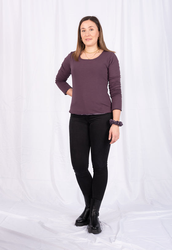 Beidseitig tragbares Longsleeve - GOTS zertifiziert - GT04W23