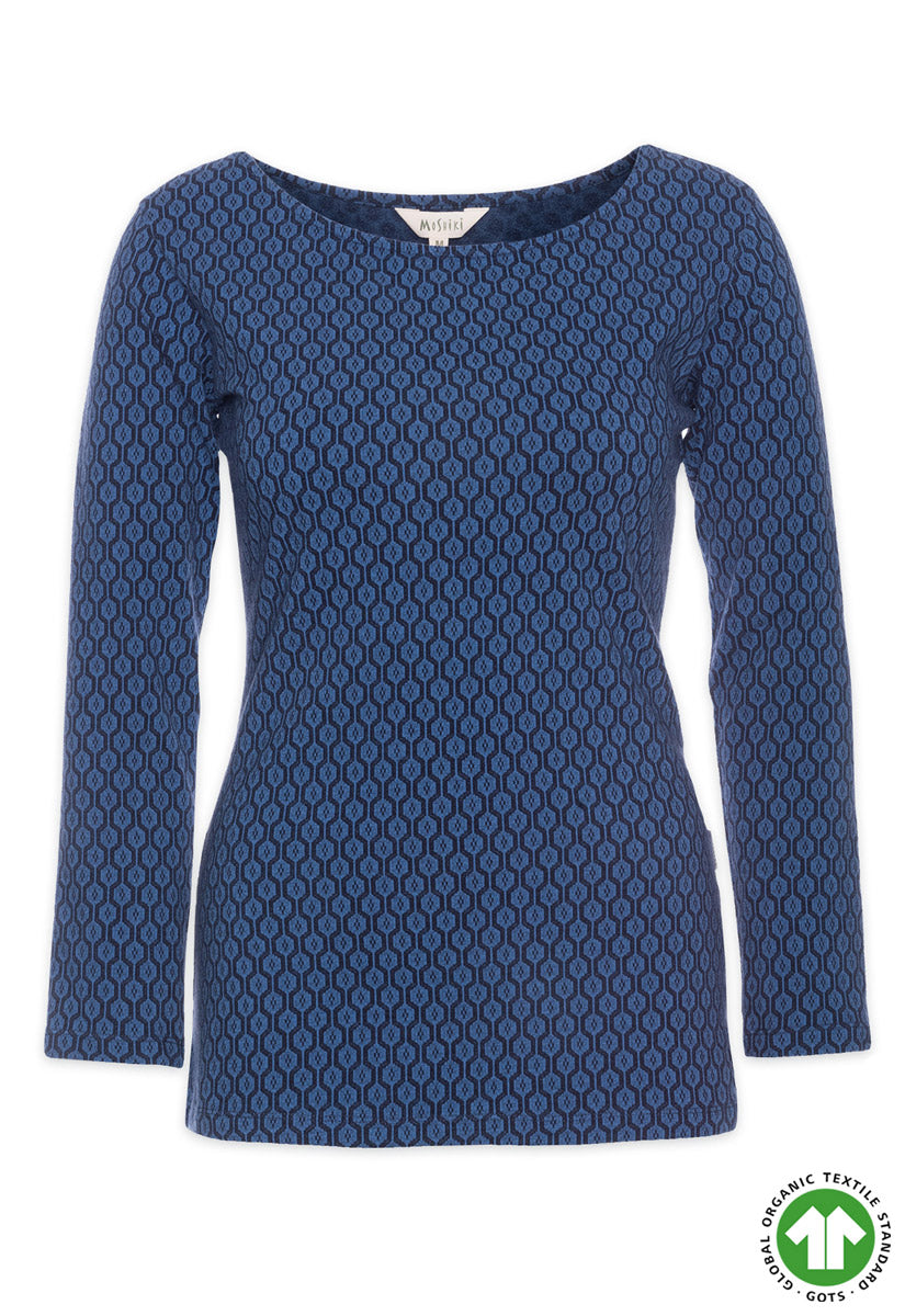 Tight longsleeve top - GOTS certified - GT05W23