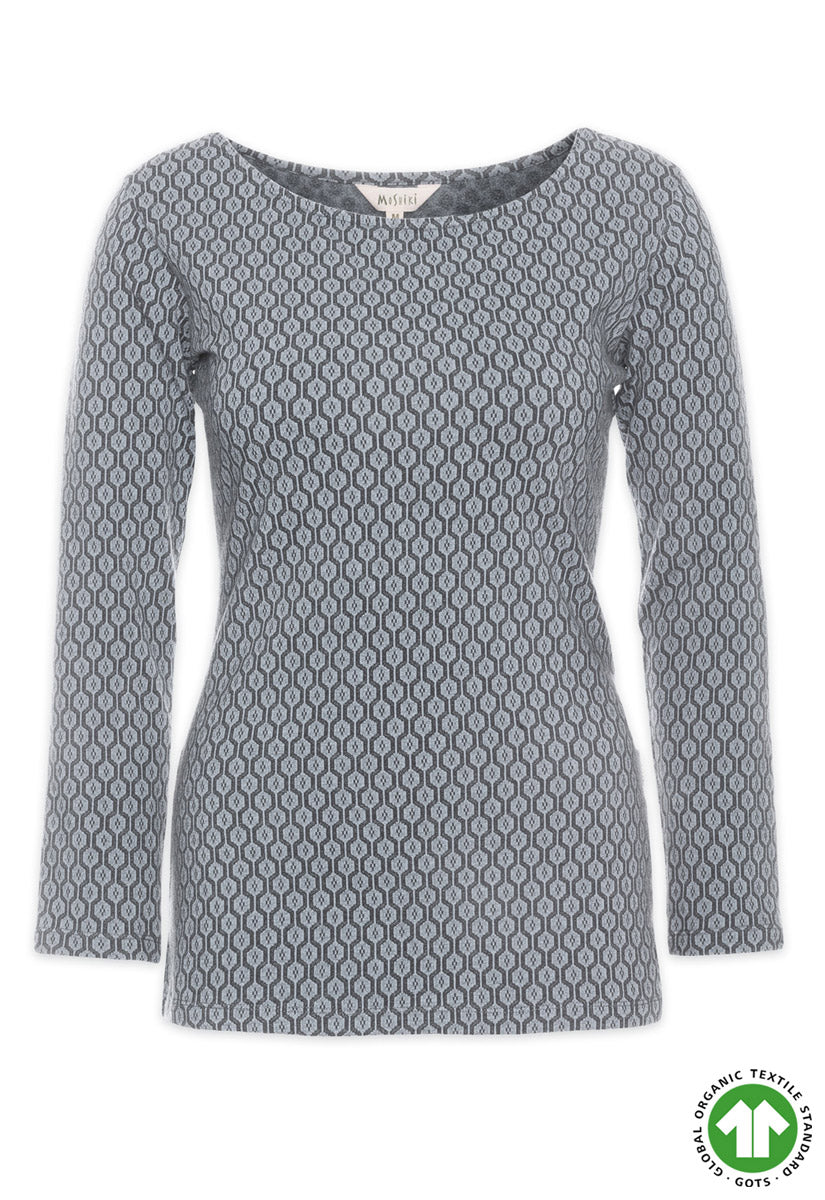 Tight longsleeve top - GOTS certified - GT05W23