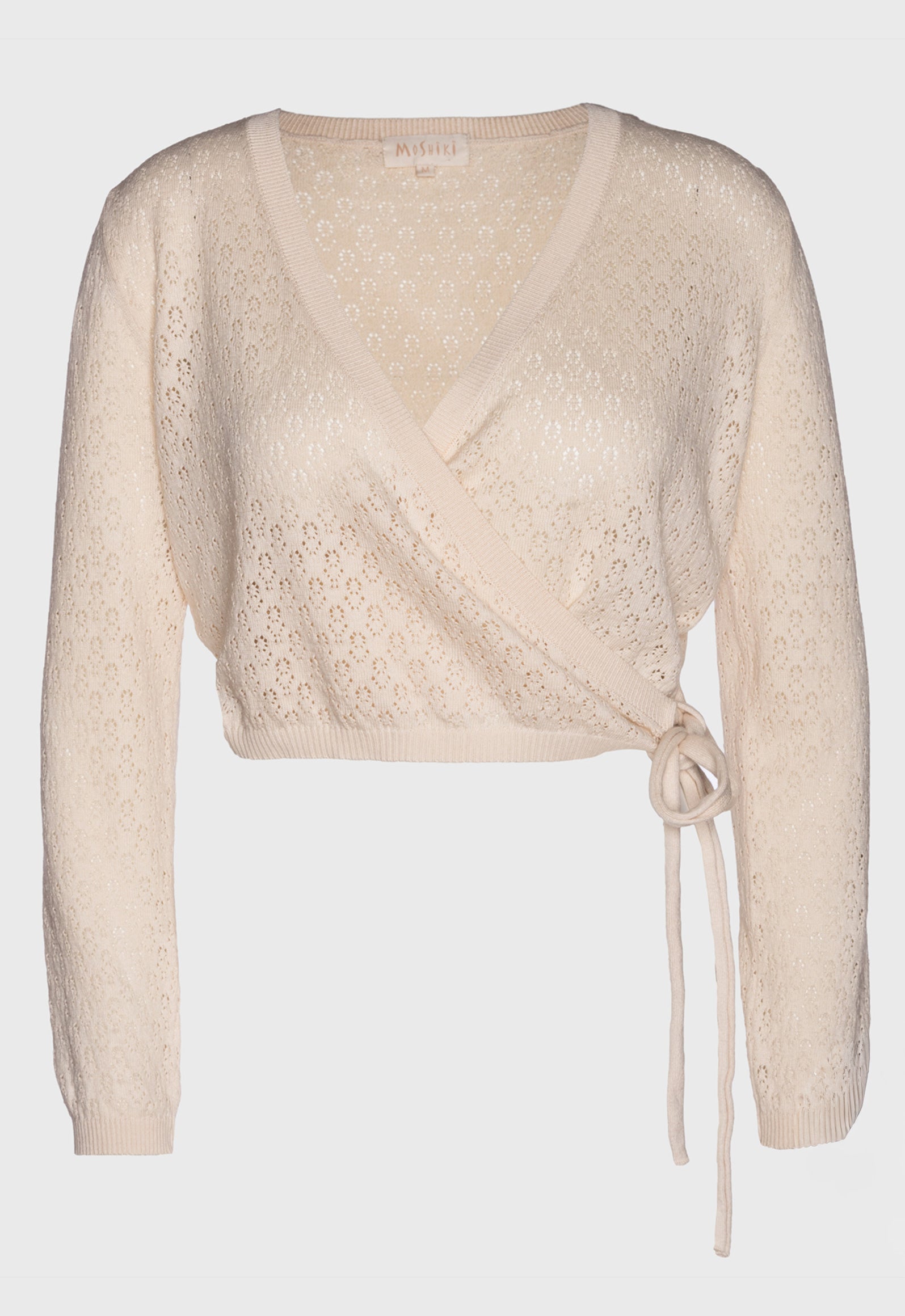 Manani Jacket – Feine Strickjacke in Wickel-Optik