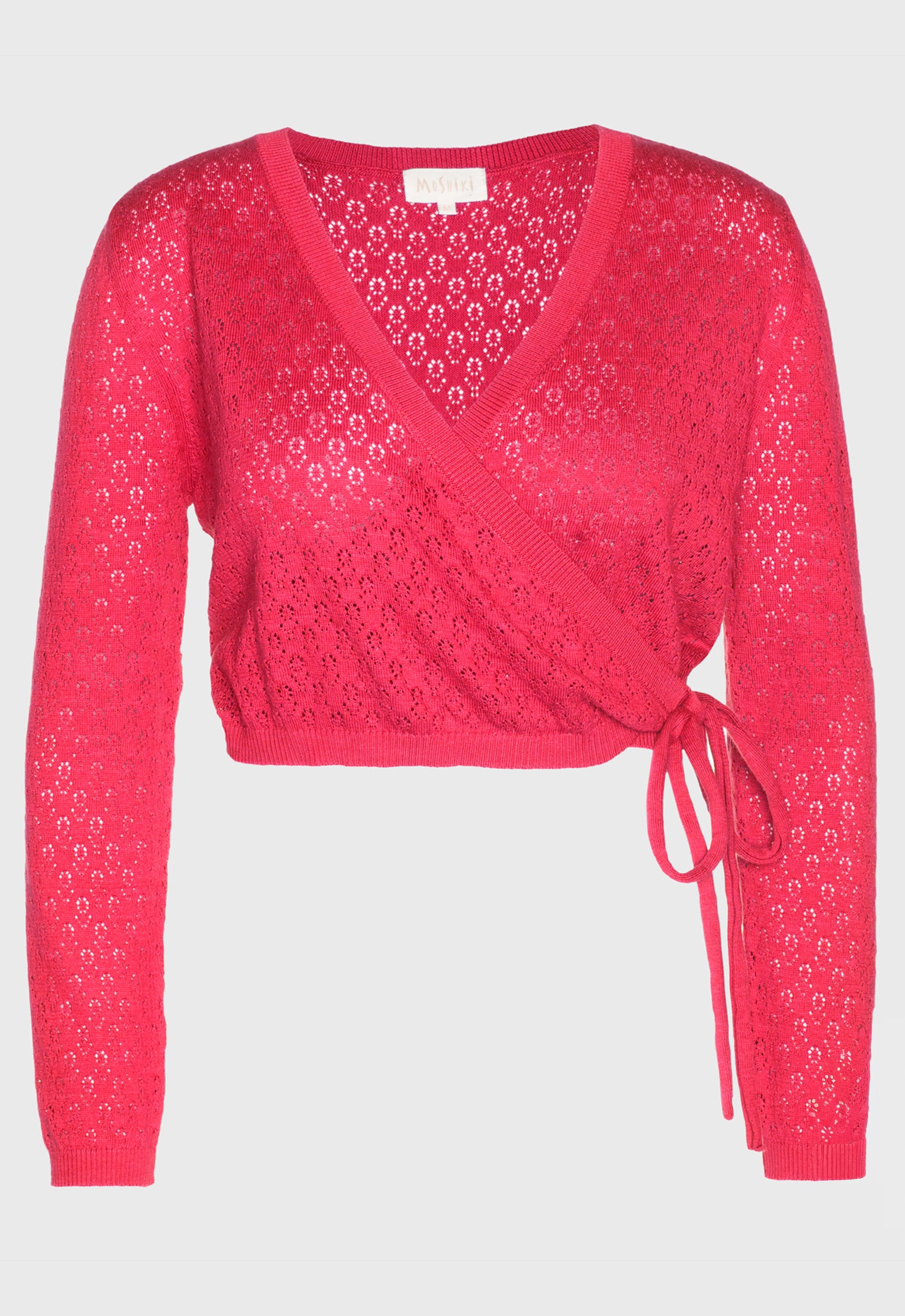 Manani Jacket – Feine Strickjacke in Wickel-Optik