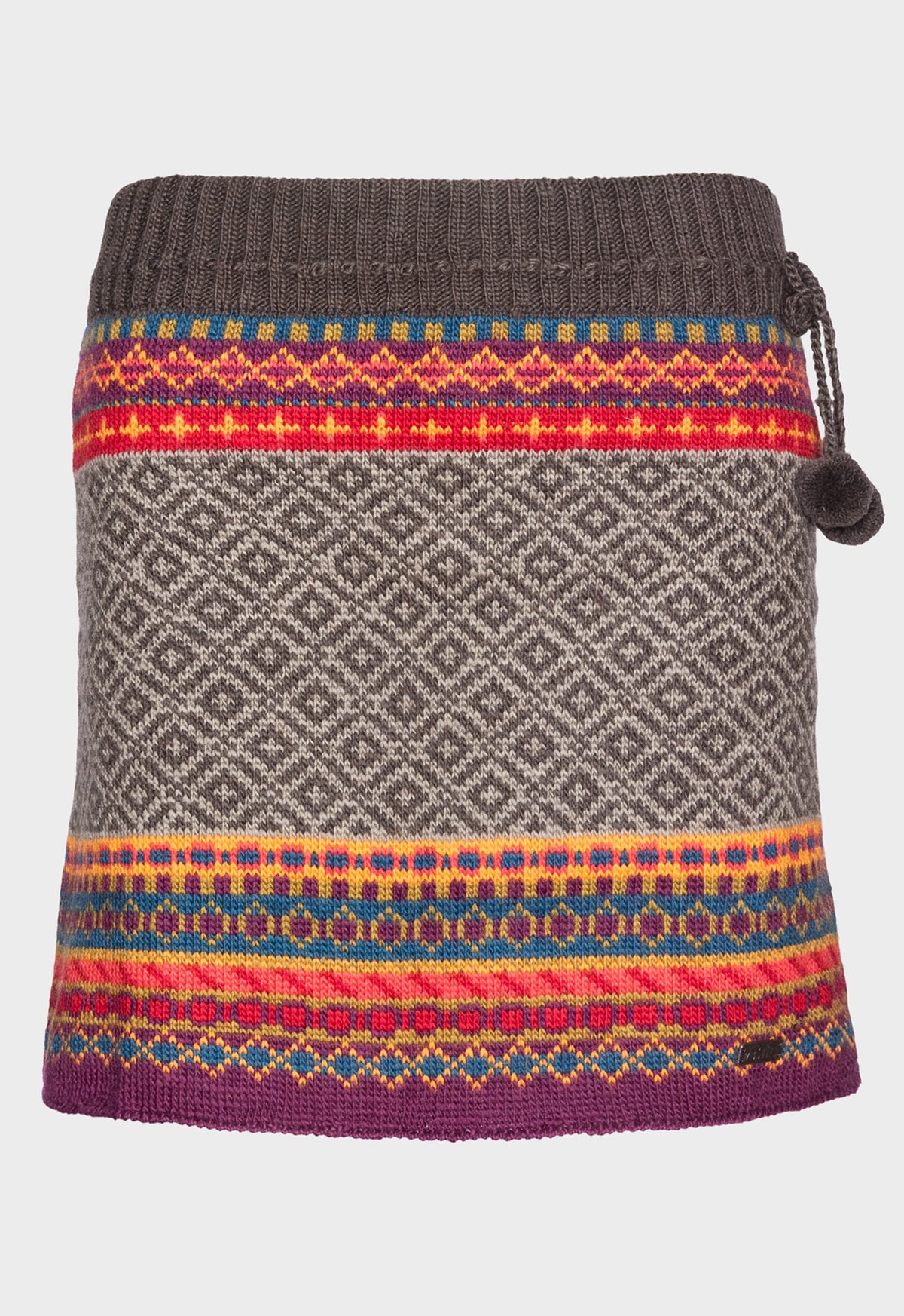 Miranya Skirt – gemusterter Wollrock mit Lycra-Futter
