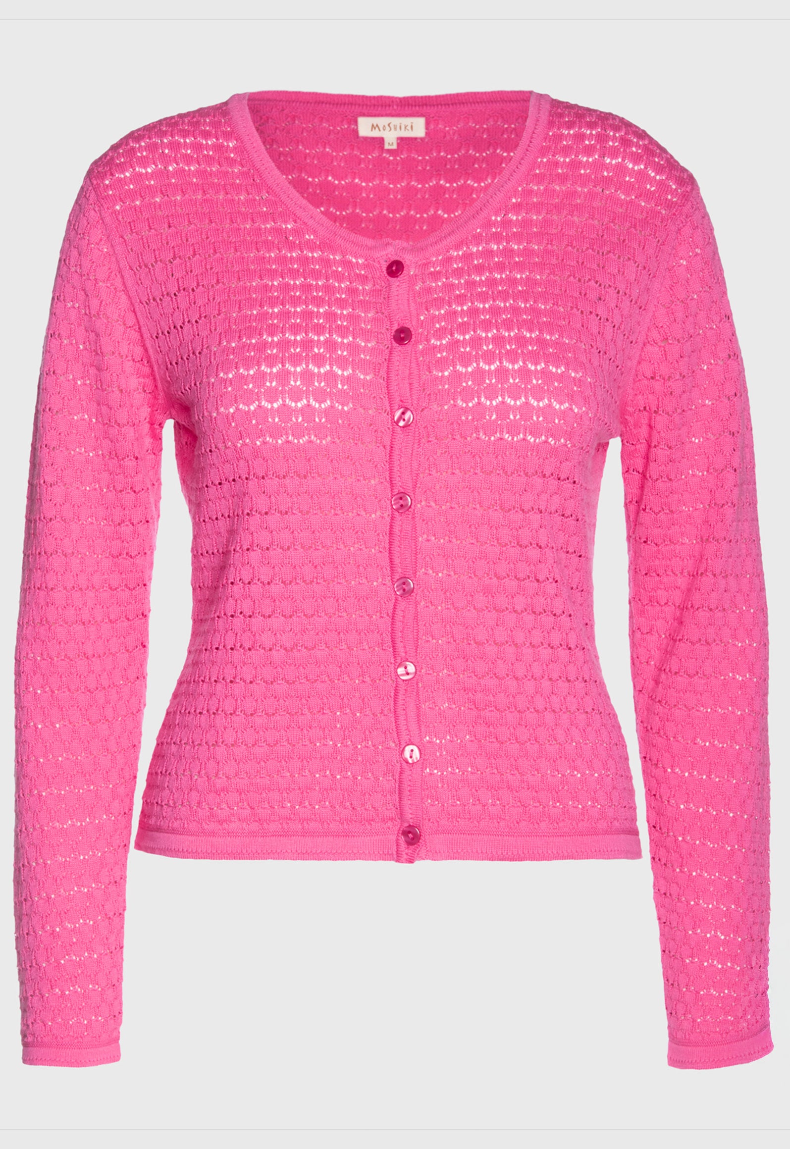 Nalina Strickjacke – Figurnahe Jacke aus Bio-Baumwolle