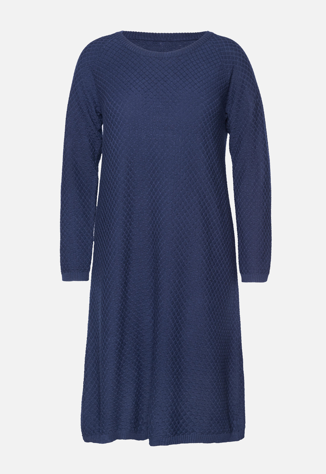Pevila Dress – Einfarbiges Strickkleid – GOTS-zertifiziert
