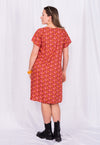 Locker sitzendes Kleid mit T-Shirtärmel - RD01S23