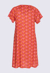 Locker sitzendes Kleid mit T-Shirtärmel - RD01S23
