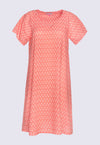 Locker sitzendes Kleid mit T-Shirtärmel - RD01S23