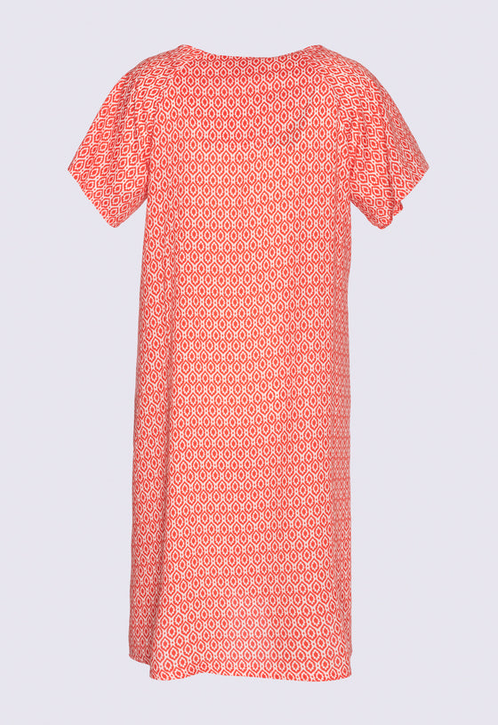 Locker sitzendes Kleid mit T-Shirtärmel - RD01S23