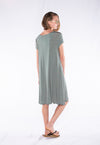 Kurzes legeres Kleid mit Rundhals-Ausschnitt - S24Dress-V2