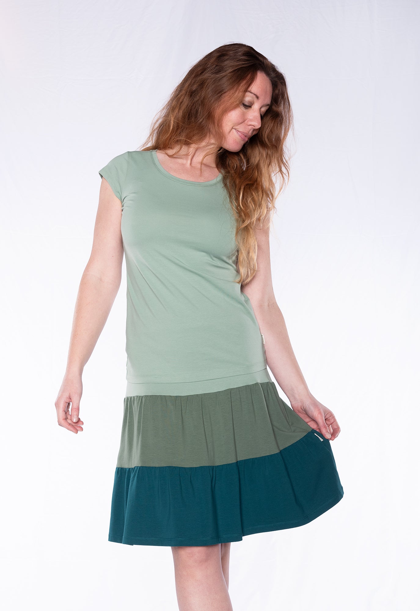 Short tiered skirt GOTS - S24Skirt-G1