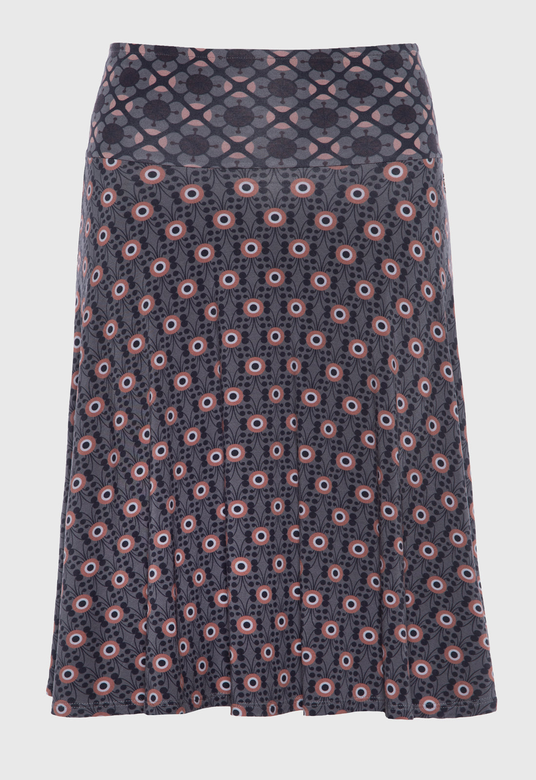 Colorful accent skirt with striking belt - S25 Candy Skirt A