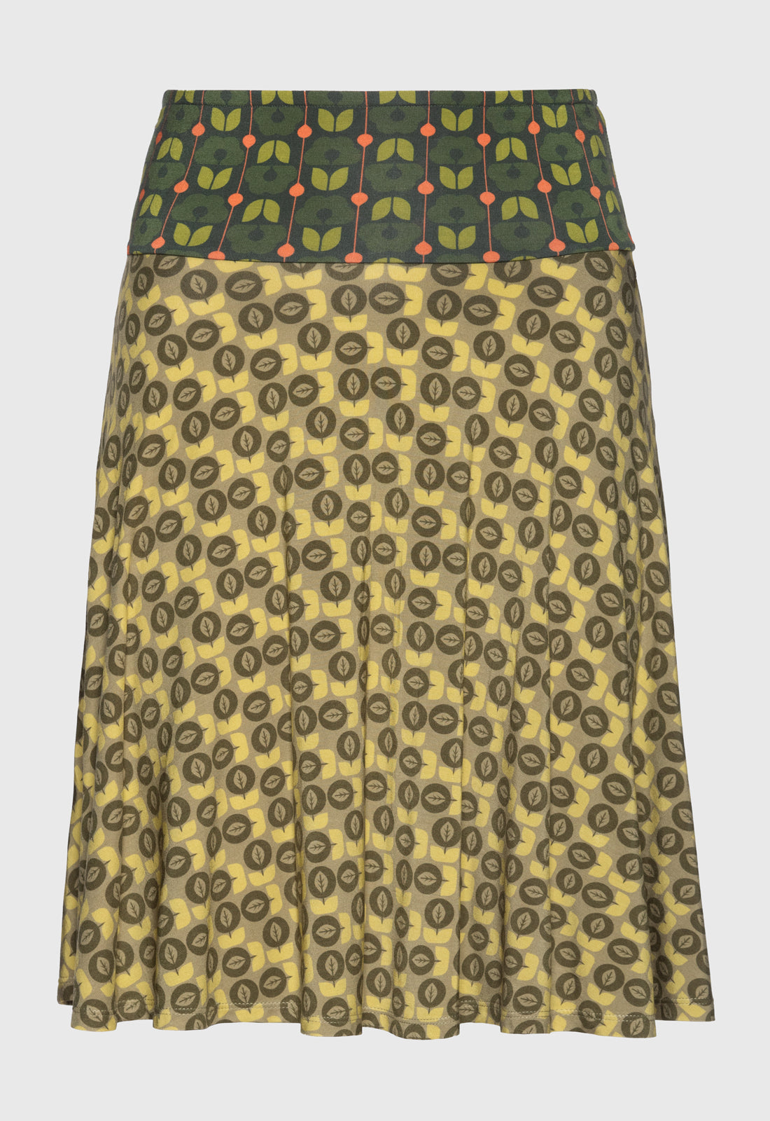 Colorful accent skirt with striking belt - S25 Candy Skirt A