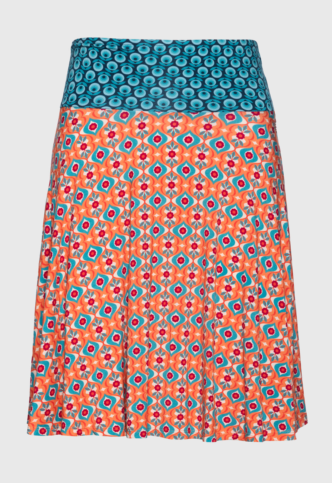 Colorful accent skirt with striking belt - S25 Candy Skirt A