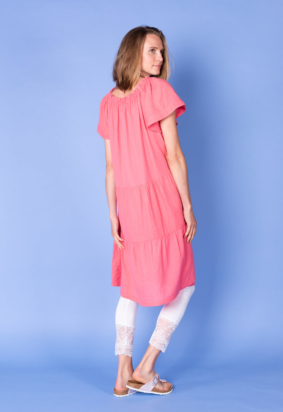 Stufenkleid mit Ziernähten und Raffung- S25Dress-NC2