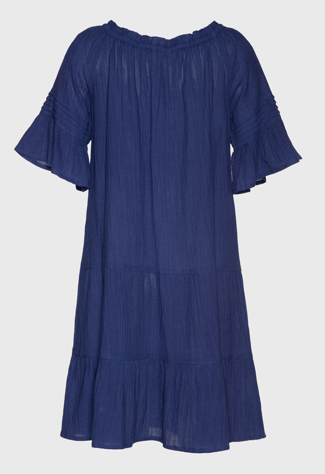 Stufenkleid mit Ziernähten und Raffung- S25Dress-NC2