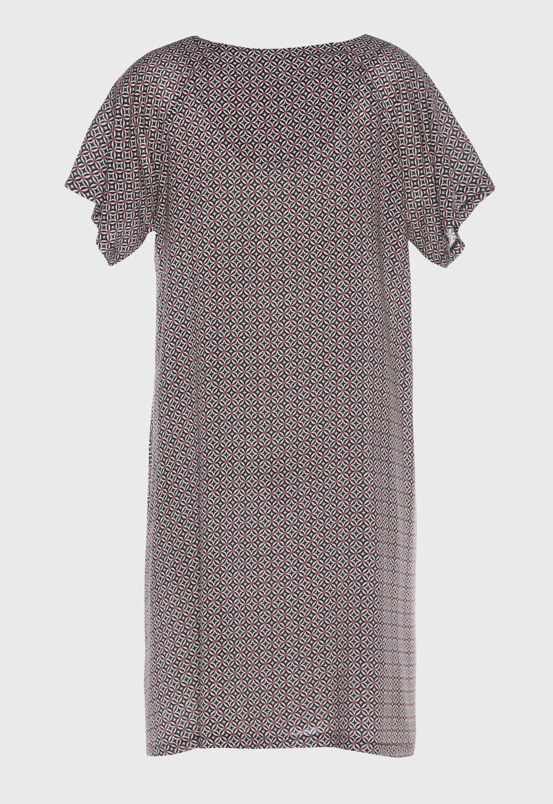 Luftiges Kleid mit Rundhals und Raglan-Ärmeln - S25Dress-R3