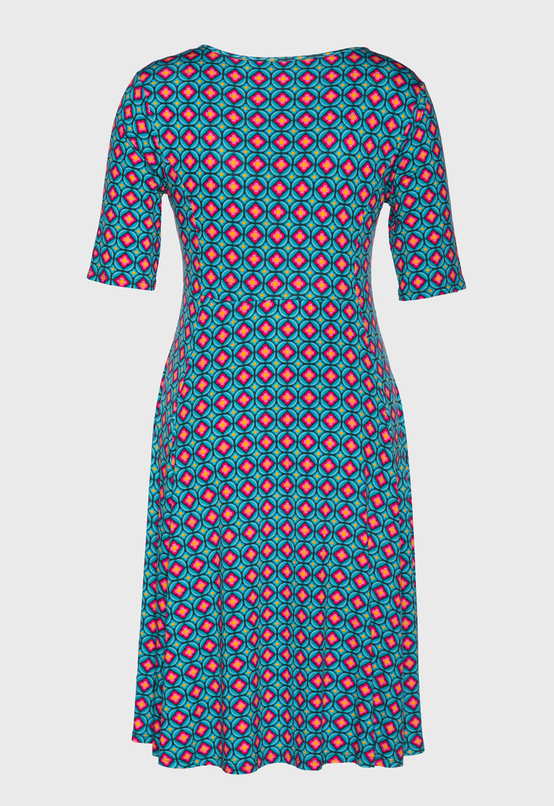 Kurzarmkleid mit Prinzessnaht - S25Dress-V7