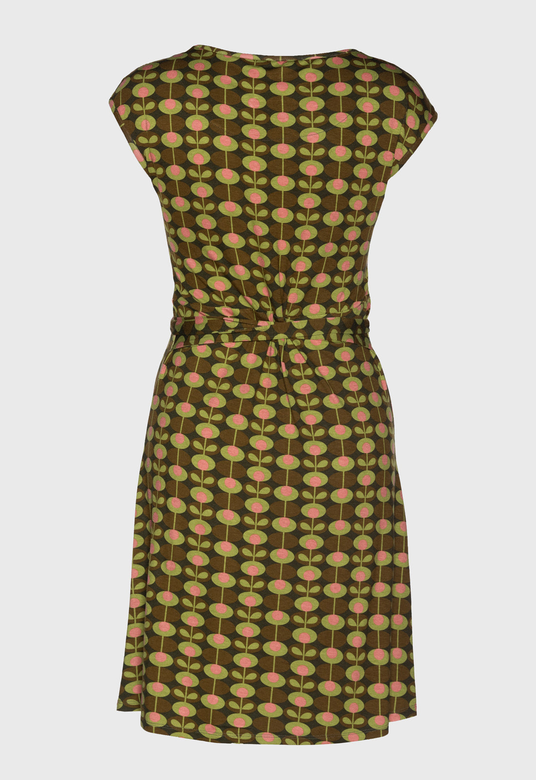 Kleid mit kurzen angeschnittenen Ärmeln - S25Dress-V8