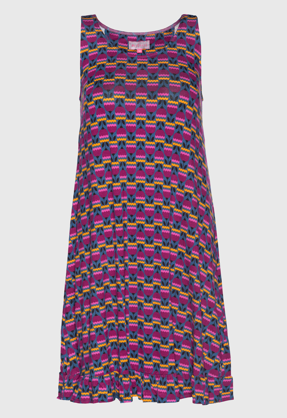 Short loose sleeveless dress - S25Dress-V9