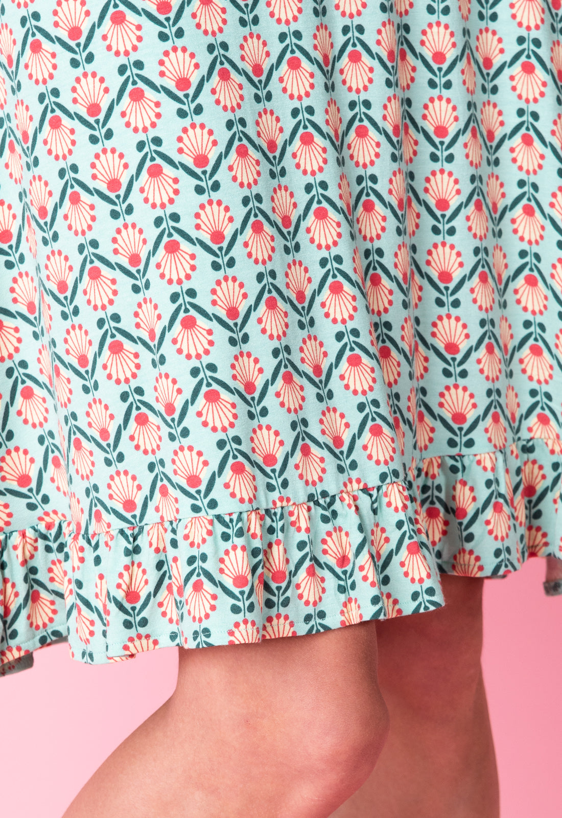 Kurzes weites Kleid ohne Ärmel - S25Dress-V9