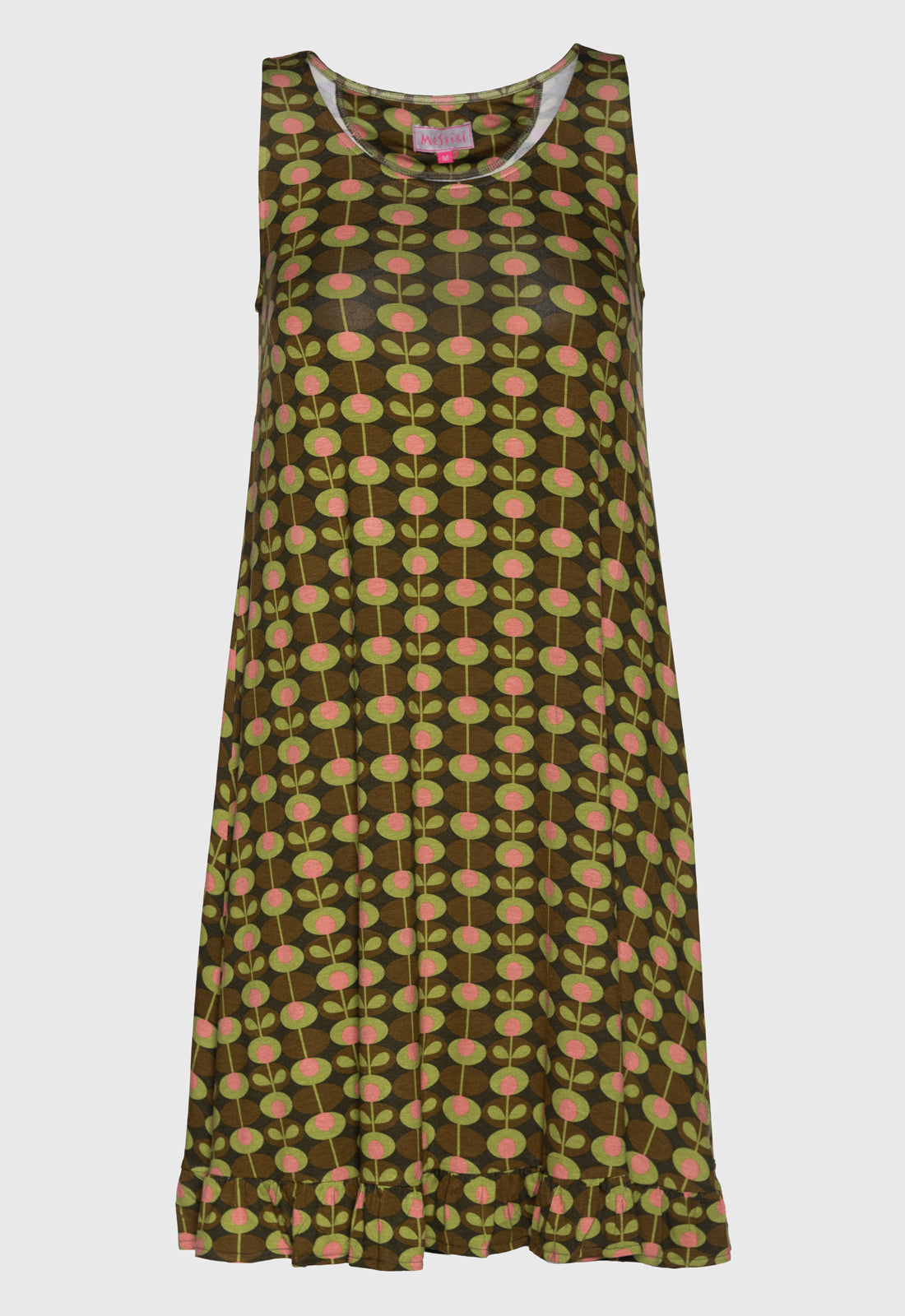 Short loose sleeveless dress - S25Dress-V9