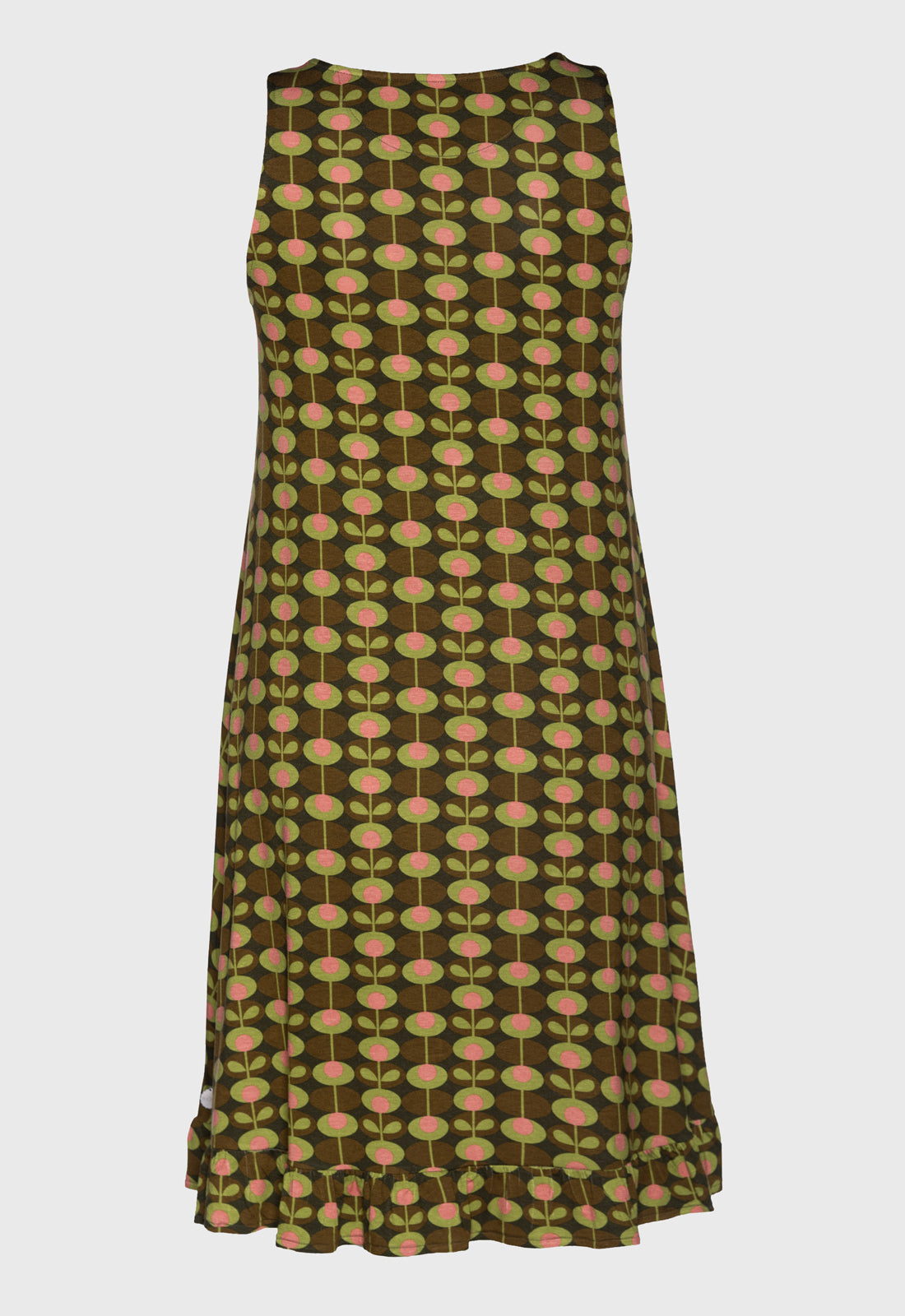 Kurzes weites Kleid ohne Ärmel - S25Dress-V9