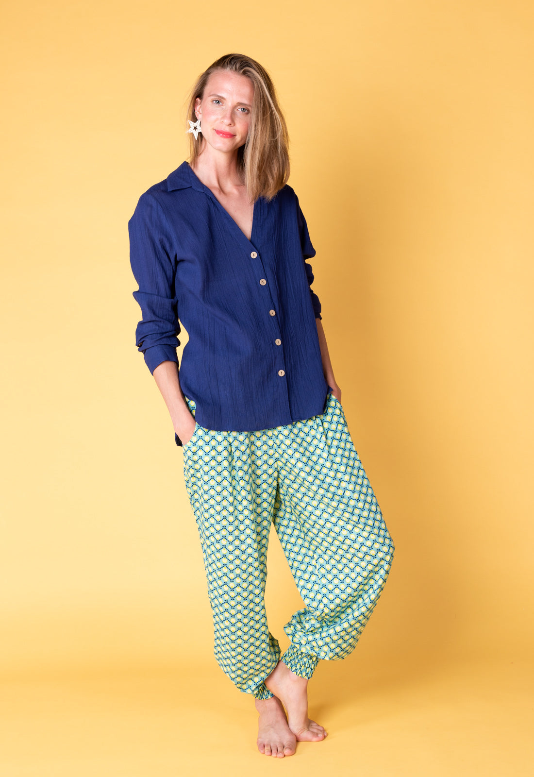 Lange weich fließende Hose - S25Pants-R1